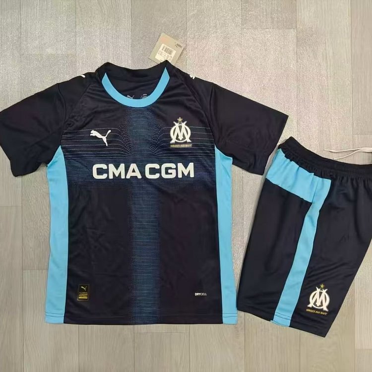 Kids Marseille 25/26 Away Football Jersey