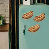 DIY Special Shape Diamond Art Fridge Magnets Sticker Kit (Hot Dog Hamburger)