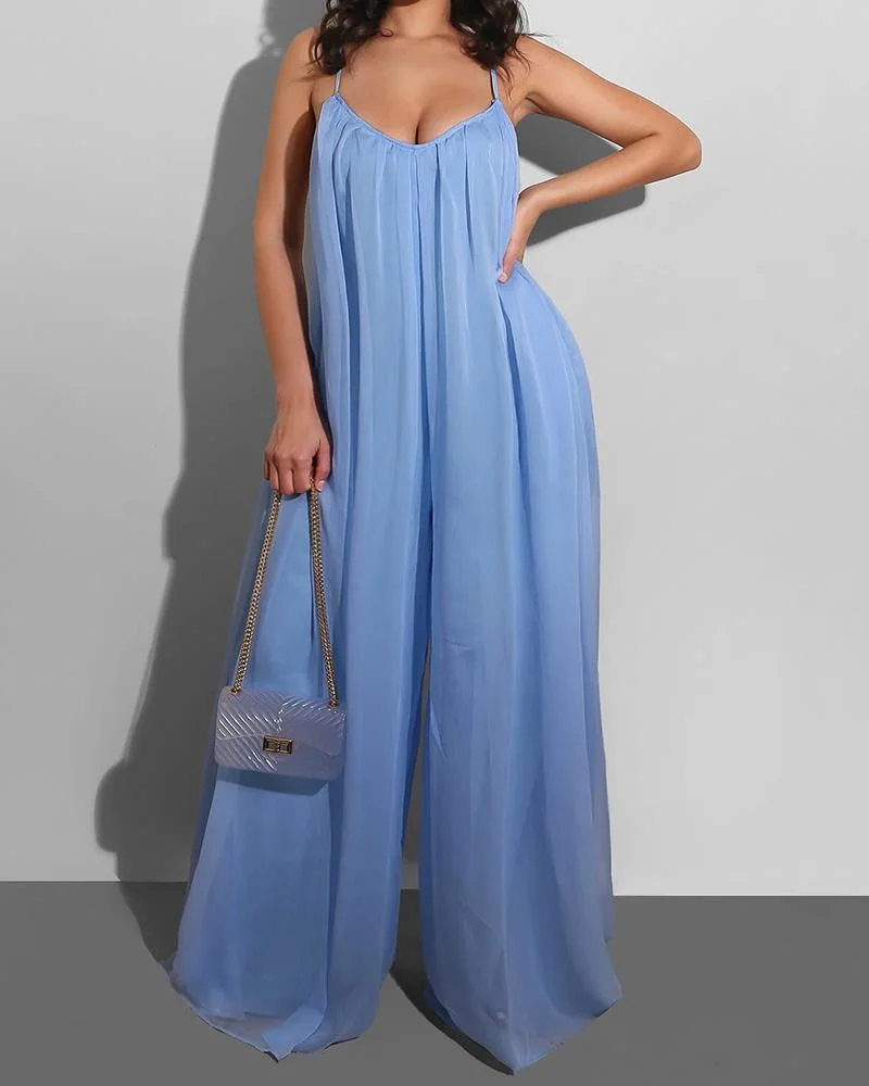 Chiffon Loose Jumpsuit