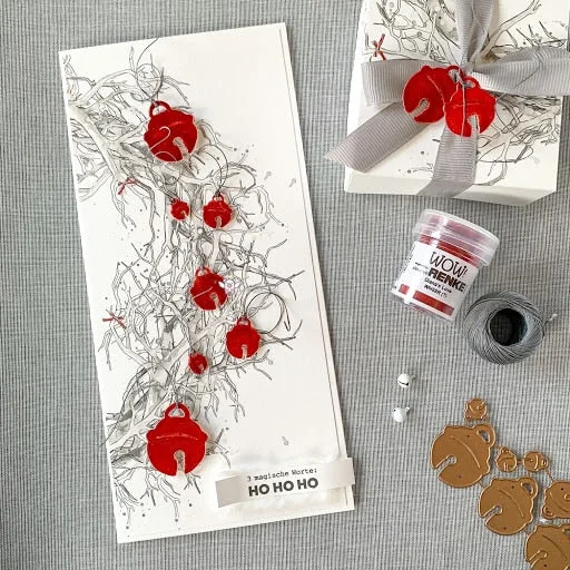 Piggy Craft metal cutting dies cut die mold Christmas bell decoration Scrapbook paper craft knife mould blade punch stencils die