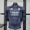 2025/2026 Long Sleeve Player Version Real Madrid Away Football Shirt1:1 Thai Quality