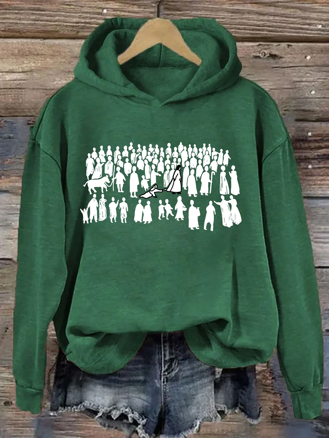 By His Wounds Christian Hoodie