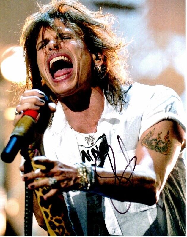 Steven Tyler Signed - Autographed Aerosmith Concert 11x14 inch Photo Poster painting w/ COA