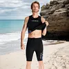 2mm Neoprene Sleeveless Vest/Shorts Women Wet Suit Top & Shorts for Surfing Cold