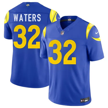 Men's Los Angeles Rams #32 Jordan Waters Royal 2026 Vapor F.U.S.E. Limited Jersey