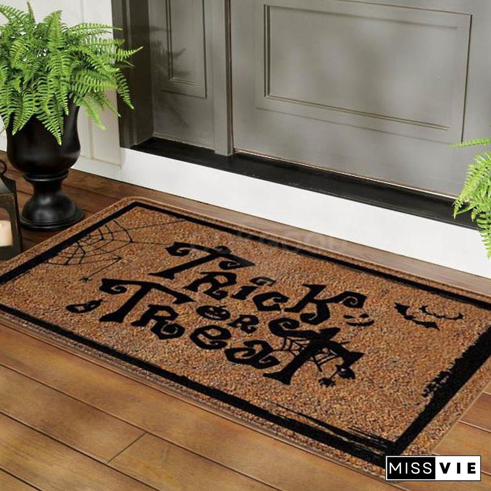 Halloween Themed Door Mat For Indoor Outdoor Decoration