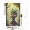 Niedlicher Baumkobold - runder Bohrer Diamond Painting - 40*60cm (große Größe)
