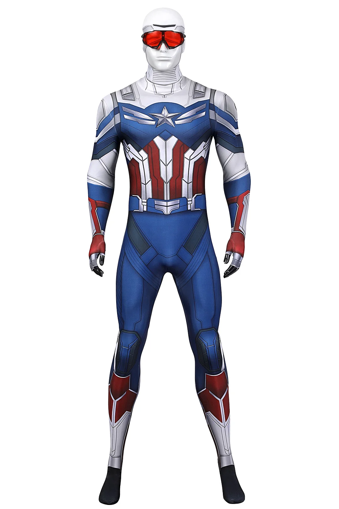 The Falcon and The Winter Soldier New Captain America Sam Wilson Jumpsuit Costume