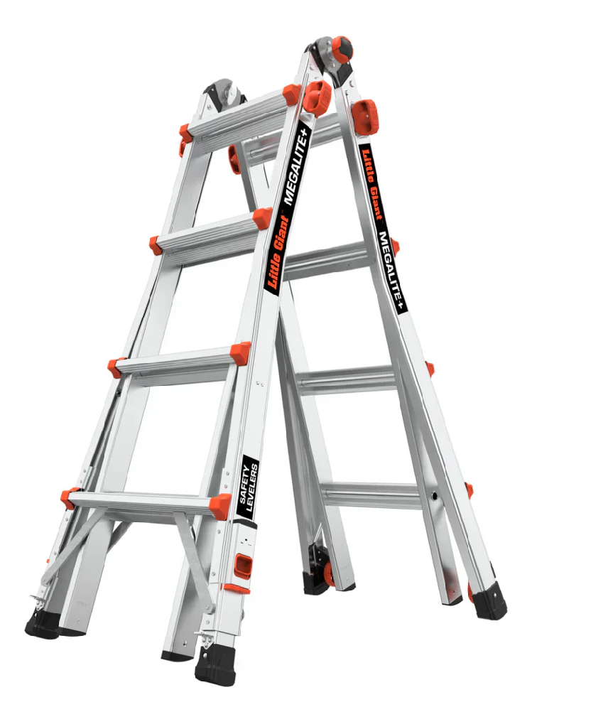 MegaLite+ multi-position aluminum ladder