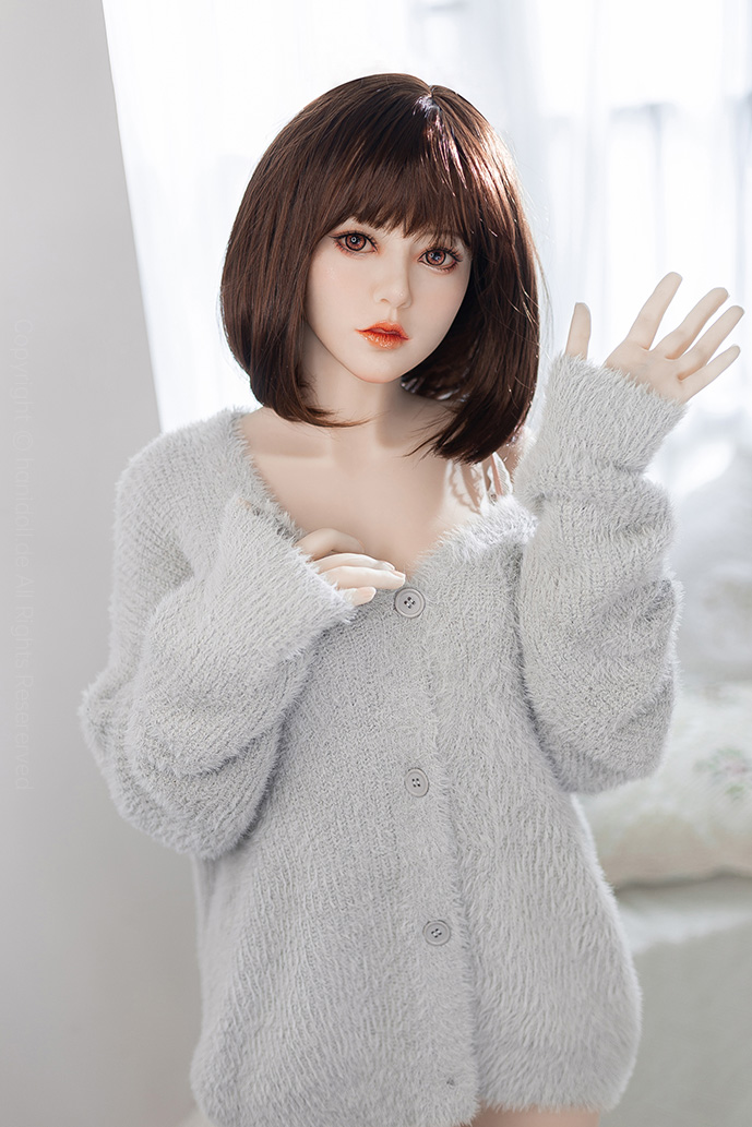 Hanidoll 148cm Normale Brüste TPE ganzer Körper Sexpuppe sexspielzeug H2785