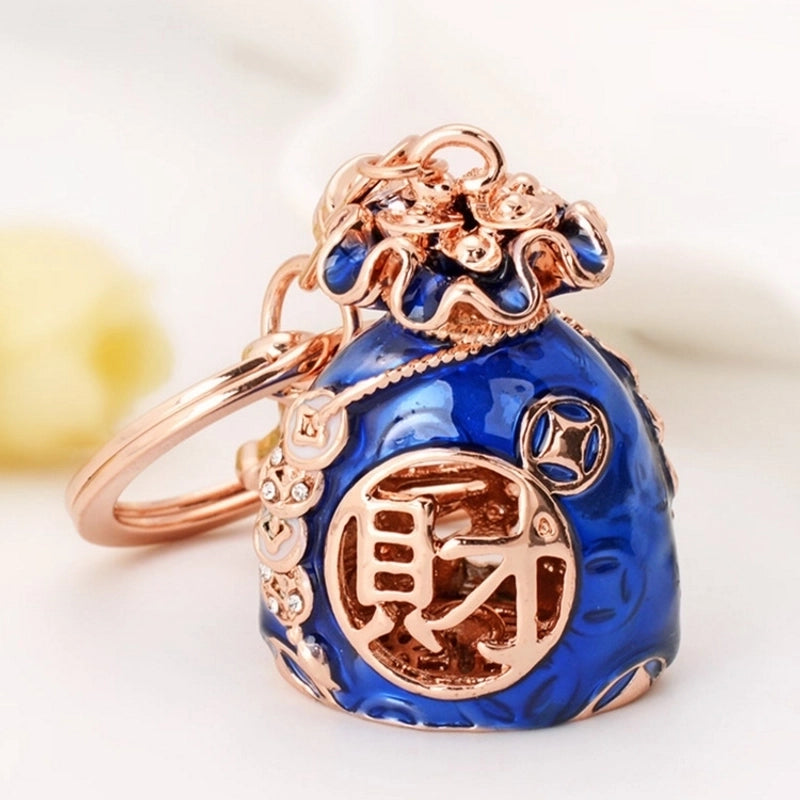 Elegant Lady High Heel Metal Inlay Rhinestones Women’s Bag Pendant Keychain