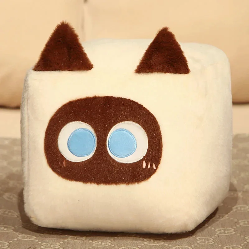Fluffy Cube Cat Plushie Collection | NEW