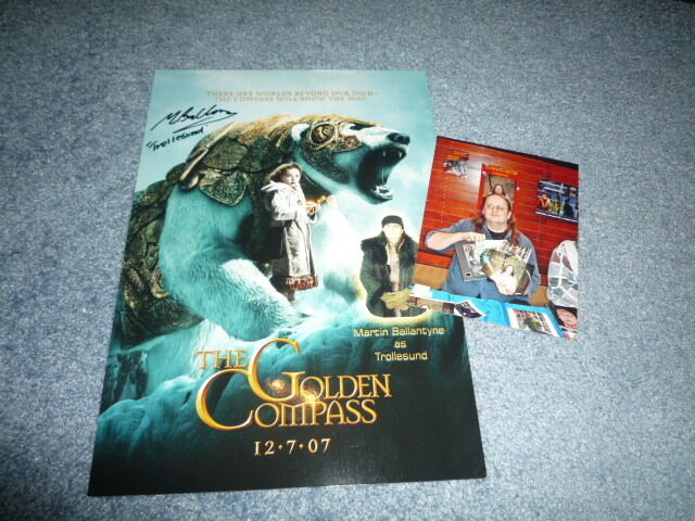 MARTIN BALLANTYNE signed autograph 8x12 (20x30 cm) In Person THE GOLDEN COMPASS