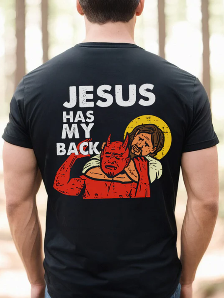 BrosWear Jesus Has My Back T-shirt