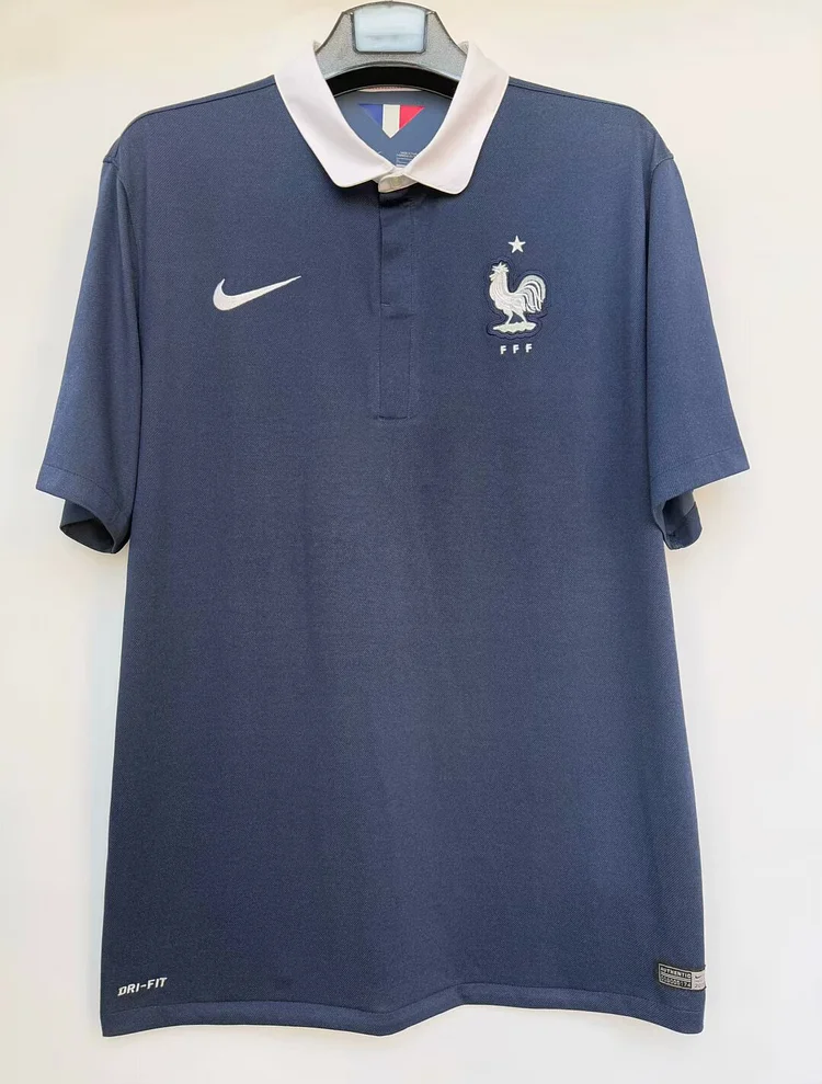 2014 France Home Retro Jersey