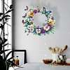 Couronne de fleurs et de papillons en per&ccedil;age et diamants d&rsquo;un seul c&ocirc;t&eacute;
