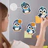 6Pcs Pinguin - 5d DIY Handwerk Aufkleber Magnet