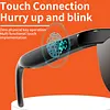 Smart BT Glasses with UV Filtered Lenses Wireless Audio Smart Sunglasses Built-in Speakers Unisex for Men Women Outdoor Running Cycling