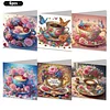 (US Local)6PCS Coffee DIY Diamond Art Greeting Cards Congratulations Cards & Gifts