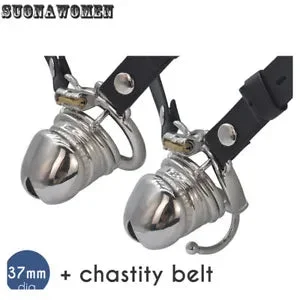 pornhint Pornhint CB Strapon Cage with Male Chastity Belt for Her To Control Ring Chastity Devices
