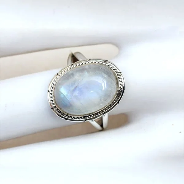 Sterling silver Aqua Chalcedony Silver Ring