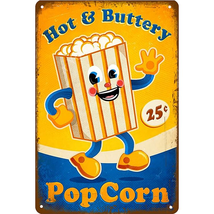 Popcorn - Vintage Tin Signs/Wooden Signs - 8*12Inch/12*16Inch