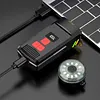 2Pcs Headlight & Taillight Bike Front Lamp Waterproof 4 Modes Bicycle Flashlight