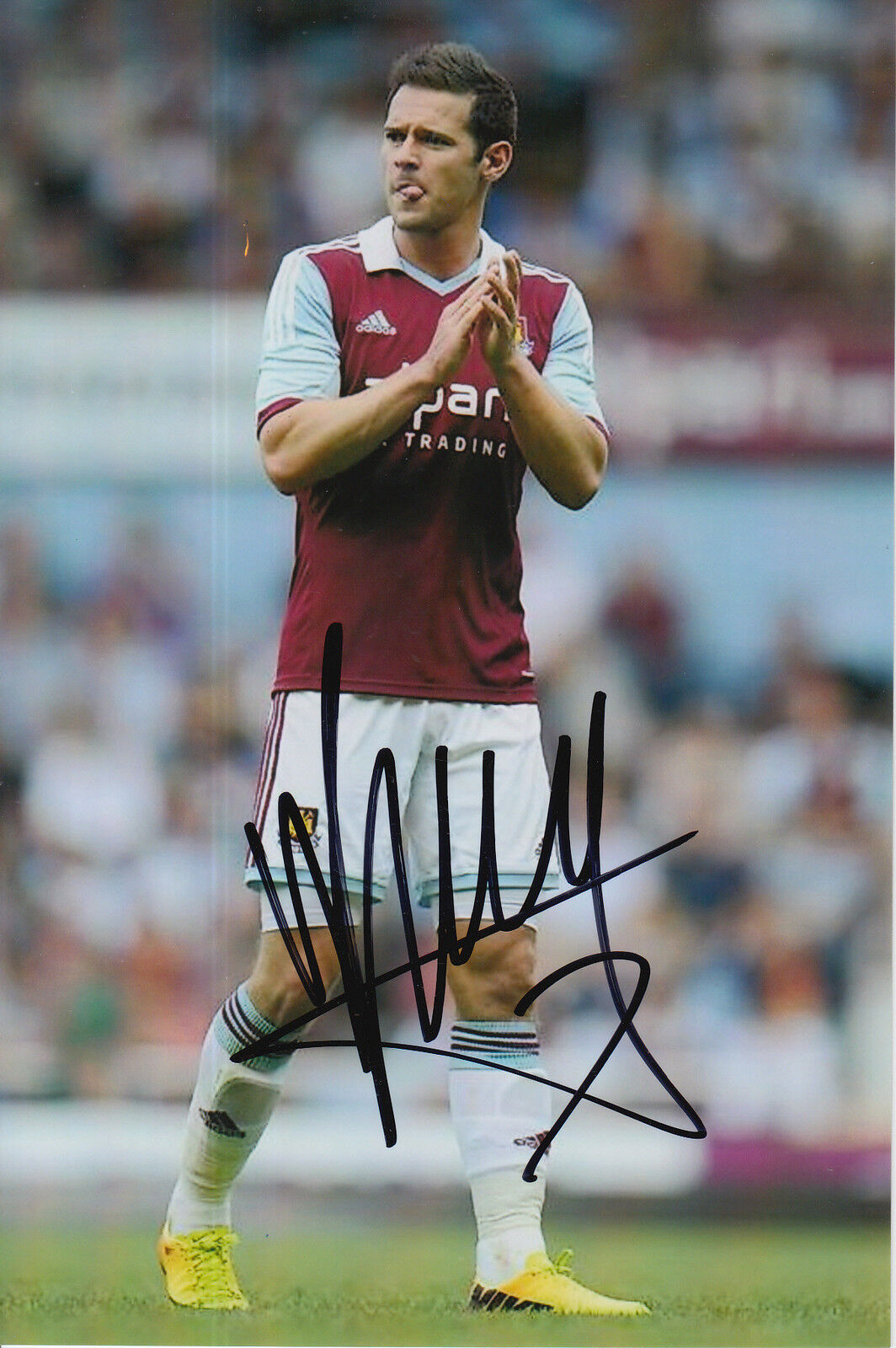 WEST HAM UNITED HAND SIGNED MATT JARVIS 6X4 Photo Poster painting 1.