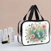 DIY Butterfly Diamond Art Rhinestone Makeup Bag Transparent PVC Storage Pack