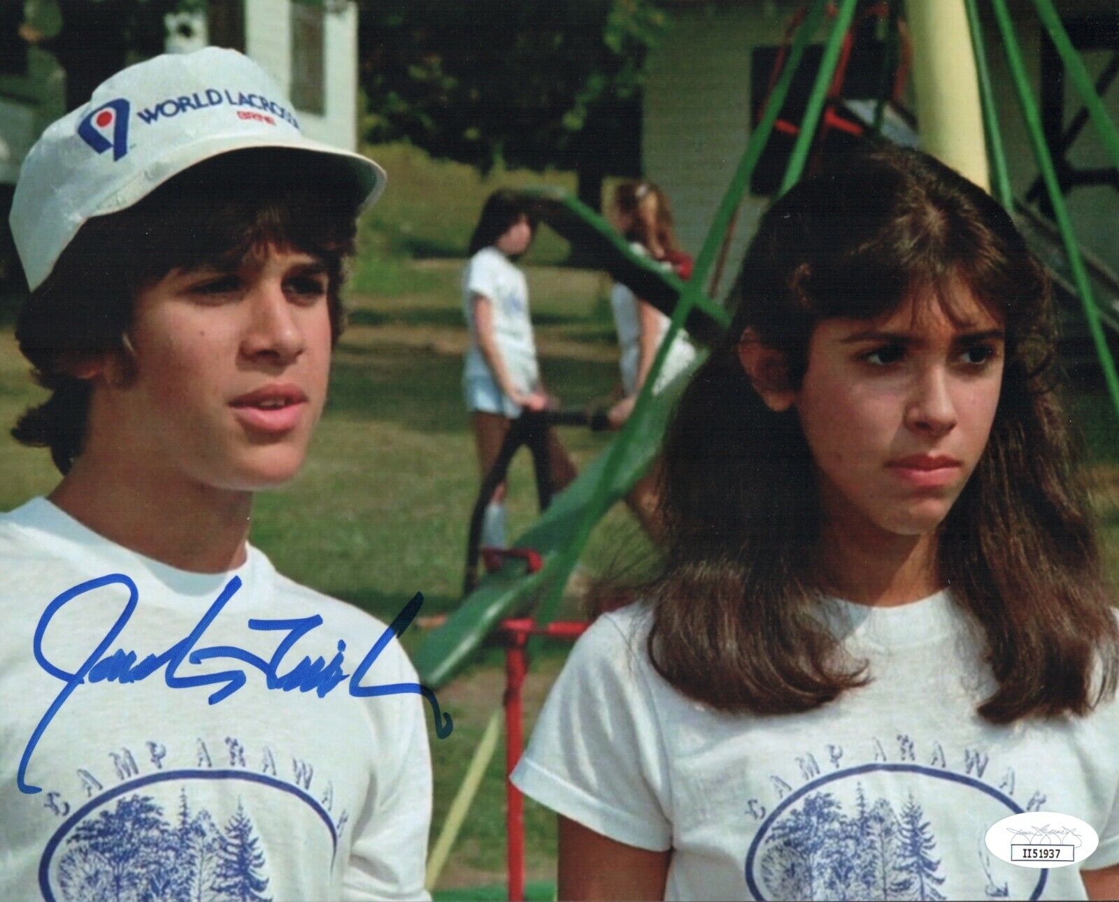 JONATHAN TIERSTEN Signed Sleepaway Camp 8x10 Photo Poster painting Autograph JSA COA Cert