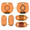 for  Powerbeats Accessories TPU Earphone Case with Safety Lock and Carabiner TPU Shockproof Cover Anti Drop Clear Cover Case Earbuds Accessories