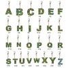 1Pc DIY Diamond Painting Lettter Keychain