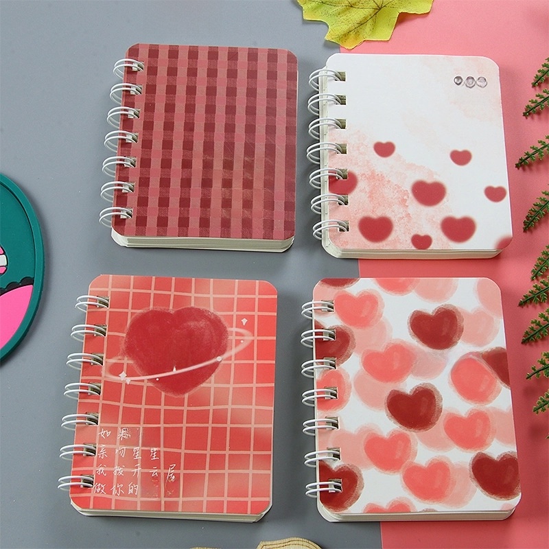 A7 Flip Coil Notebook Student Small Pocket Mini Portable Office Notepad Random 1 Piece