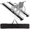 [US Local Warehouse] 8 Feet Retractable Wheelchair Ramp 94x7.4inch Handicap Ramp 661LBS Capacity Wheel Chair Ramps for Home Entry Steps Stairs Doorways