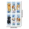 Pet Dog DIY 14CT 2 Strand Stamped Cross Stitch Bookmark Set 30x50cm