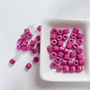 50PCS Colorful Cylinder 6mm Acrylic Beads DIY Accessories