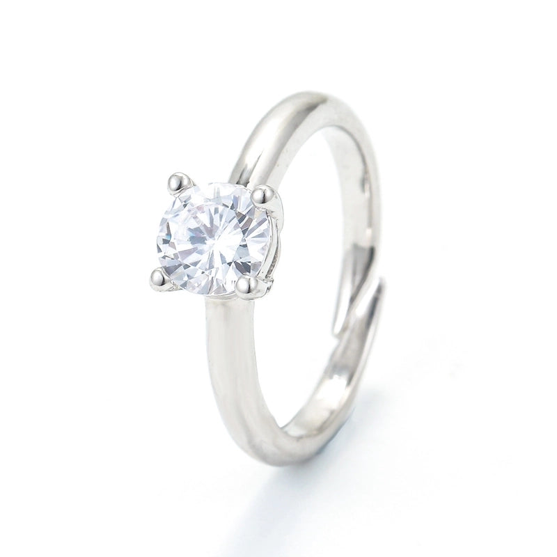 Copper Plating Geometric Zircon