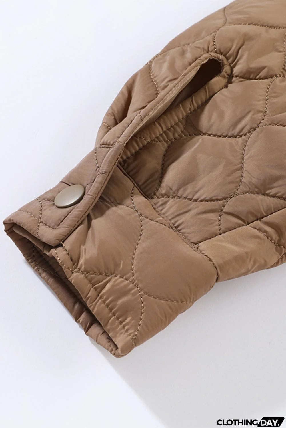 Snap Down Collared Winter Coat