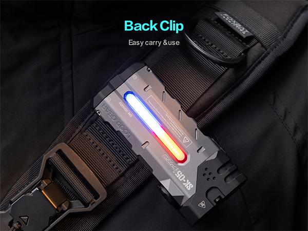 Product Introduction of LOOP GEAR SK05 Pro Mao Flat EDC Flashlight. 4360 Lumens Powerful Rechargeable LED Flashlight. Powerbank. Spotlight. Floodlight. Fast Battery Replacement (Links do not include k-sheath) 9
