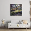Riverside House - 11CT Stamped Cross Stitch - 50*50cm - Landscape