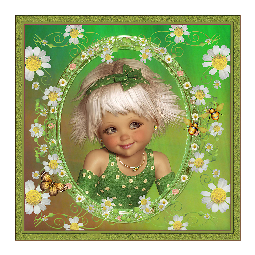 

Fairy Girl - Round Drill Diamond Painting - 35*35CM, 501 Original