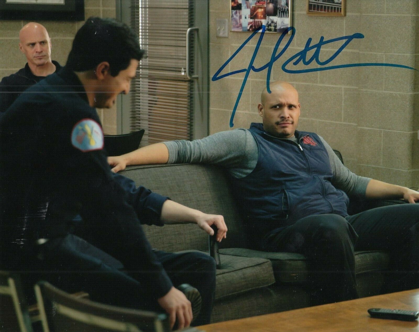 JOE MINOSO signed (CHICAGO FIRE) TV SHOW auto 8X10 Photo Poster painting *Joe Cruz* W/COA #2