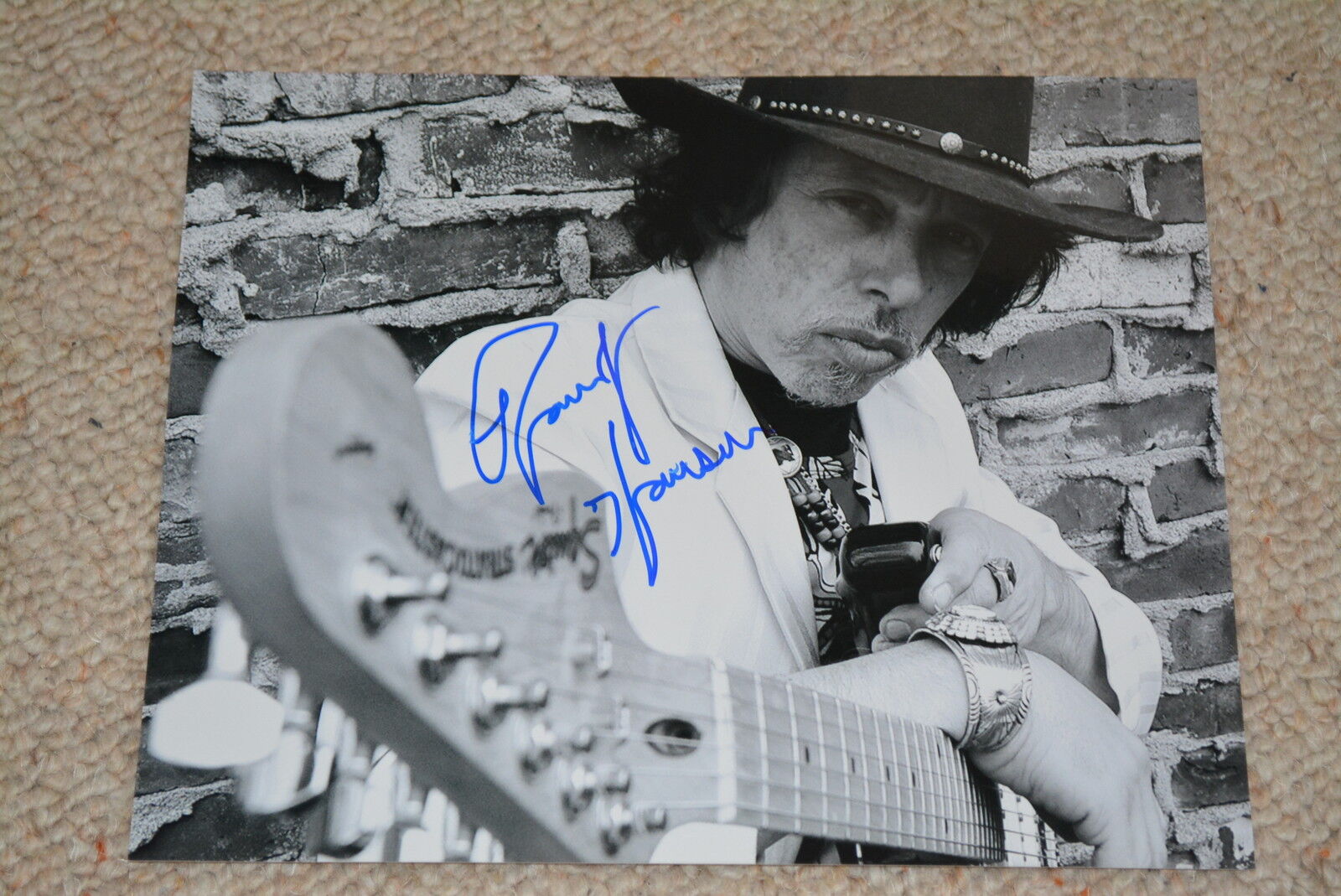 RANDY HANSEN signed autograph In Person 8x10 (20x25 cm) JIMI HENDRIX TRIBUTE