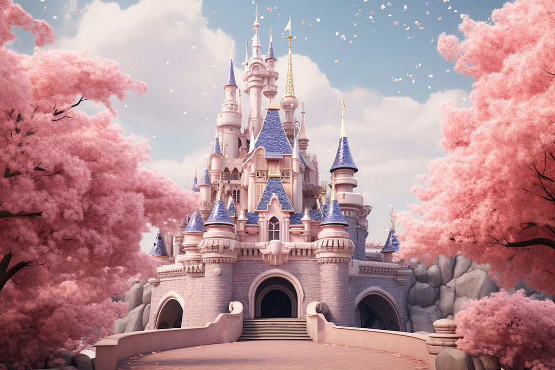 Disney Castle 50*60cm(picture) full square drill diamond painting