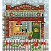 Christmas Cabin - 14CT Stamped Cross Stitch 15*17cm/5.91*6.69in