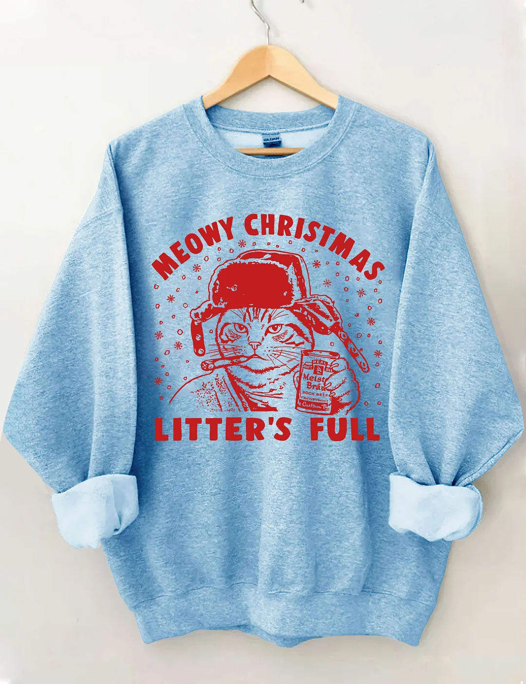 Litters Full Meowy Christmas Sweatshirt
