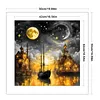 Quiet Night-18CT Stamped Cross Stitch 50*50cm/19.69*19.69in tapestrymarket