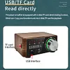 50Wx2 Audio Power Amplifier Bluetooth-compatible 5.0 CS8673E AUX TF Home Theater