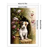 (Big Size) Retro Dog - 11CT Stamped Cross Stitch 40*60cm/15.75*23.62in