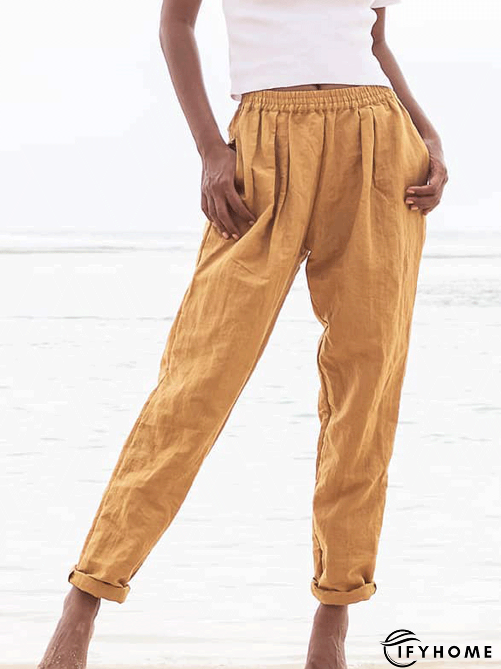 Womens Casual Linen Pants | IFYHOME
